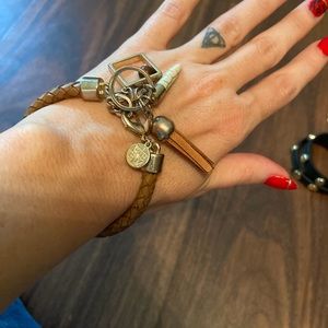 $16 FOR BOTH WHBM Bracelets Real Leather Sold Out!